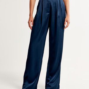 NWOT A&F Sloane Tailored Satin Pant S 26